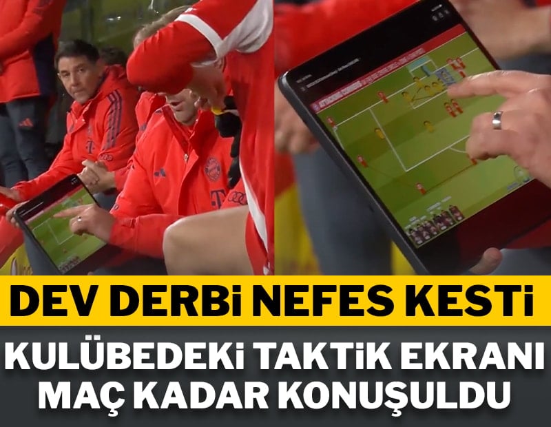 Alman derbisi nefes kesti! Kulübedeki görüntüler gündem oldu