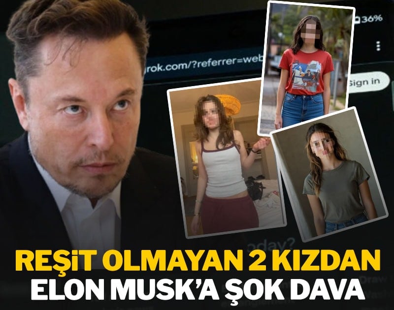 Reşit olmayan iki kızdan Elon Musk'a şok dava