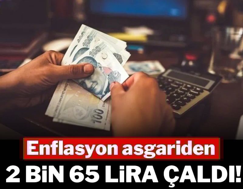 Asgari ücretin 2.065 TL’si uçtu