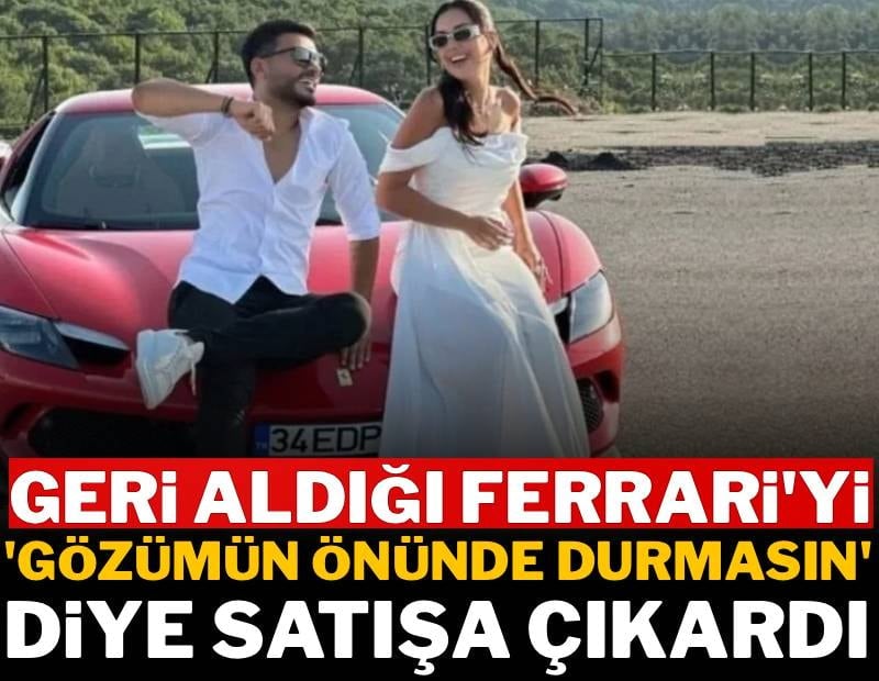 Meşhur Ferrari satışta mı? Dilan Polat'tan şaşırtan açıklama!