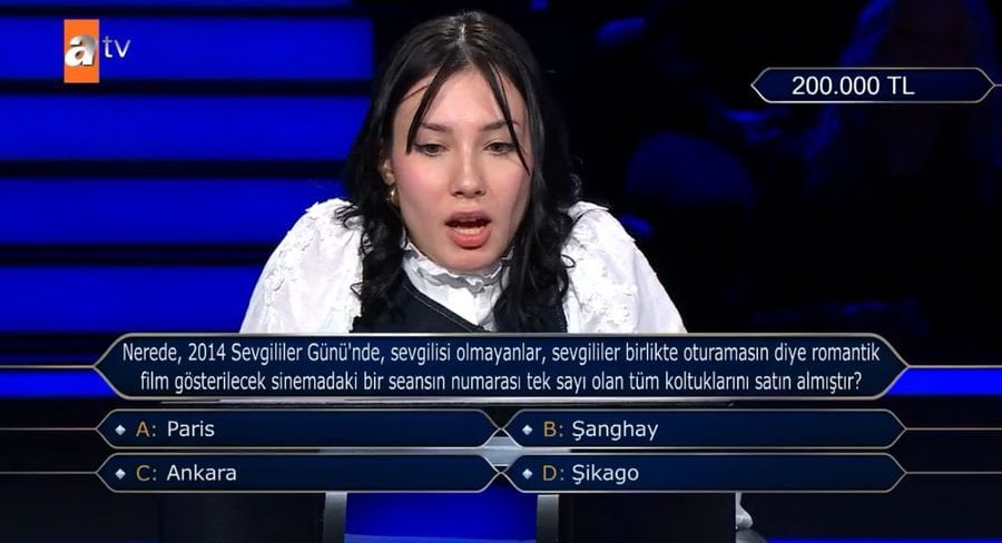 Sorunun cevabı şaşırttı