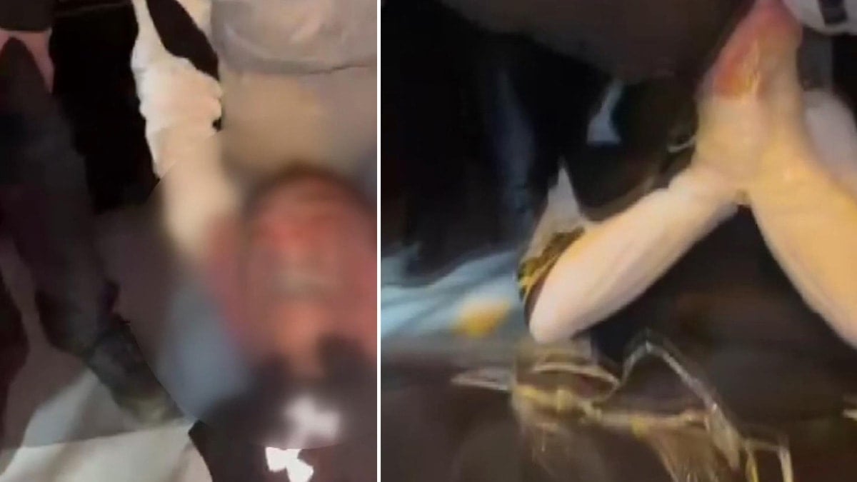 Ellerini, ayaklarını, ağzını bantlamışlardı... Fatih'teki skandalın yeni görüntüleri