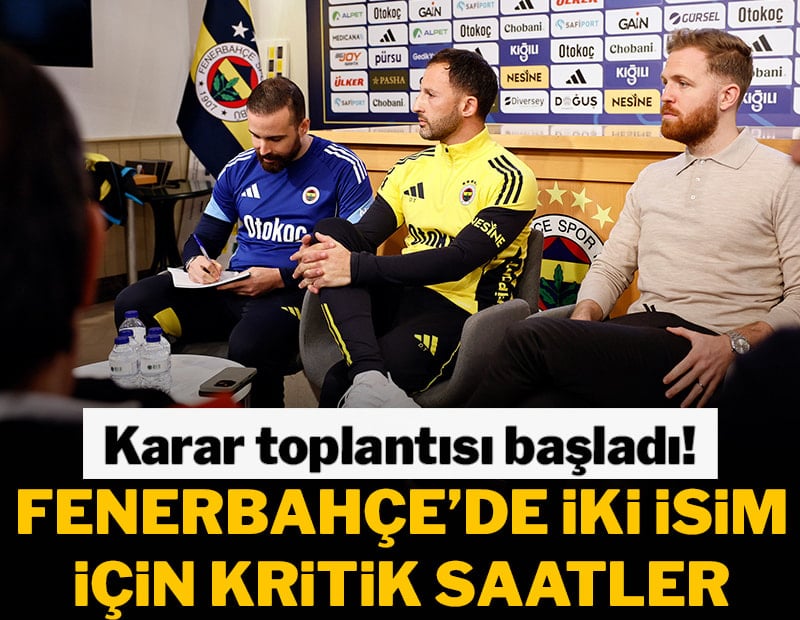 Fenerbahçe'de gözler kritik toplantıda! Tedesco ve Özek'in geleceği belli oluyor