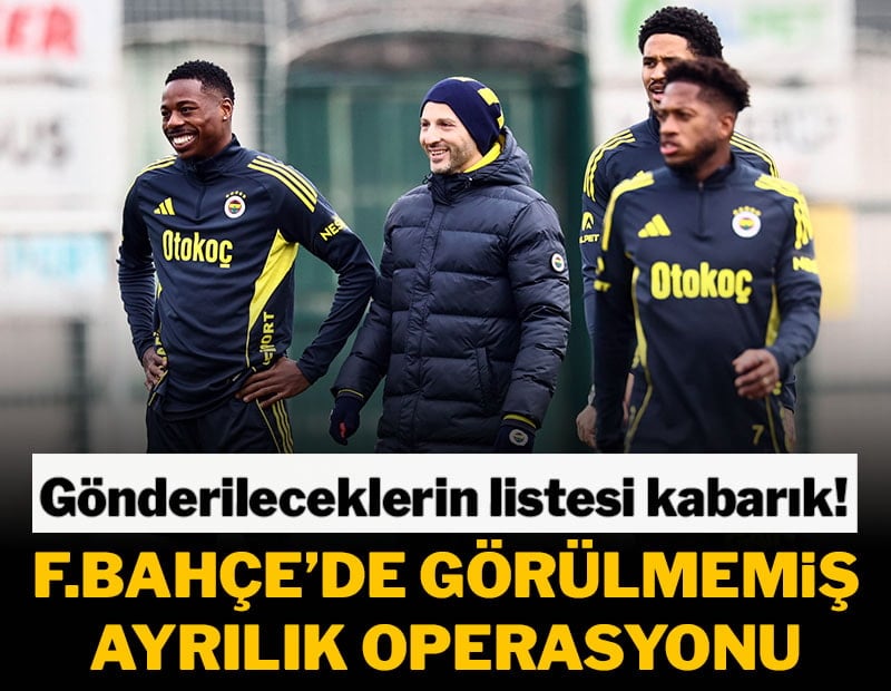 Fenerbahçe'de ayrılık rüzgarı! 8 isim yolcu