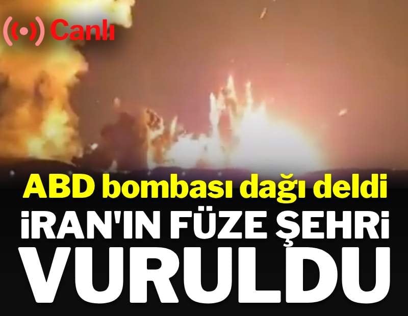 ABD İran'ın füze şehrini vurdu | Savaşta 32'nci gün
