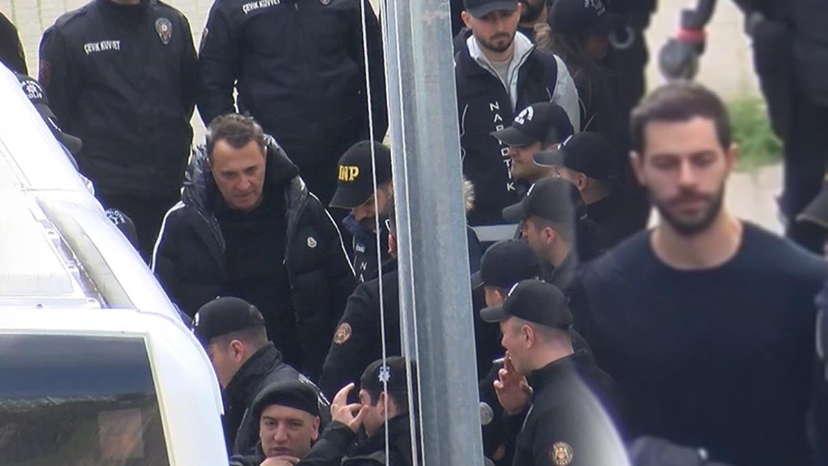 Fikret Orman ve Hakan Sabancı'nın gözaltındaki görüntüleri