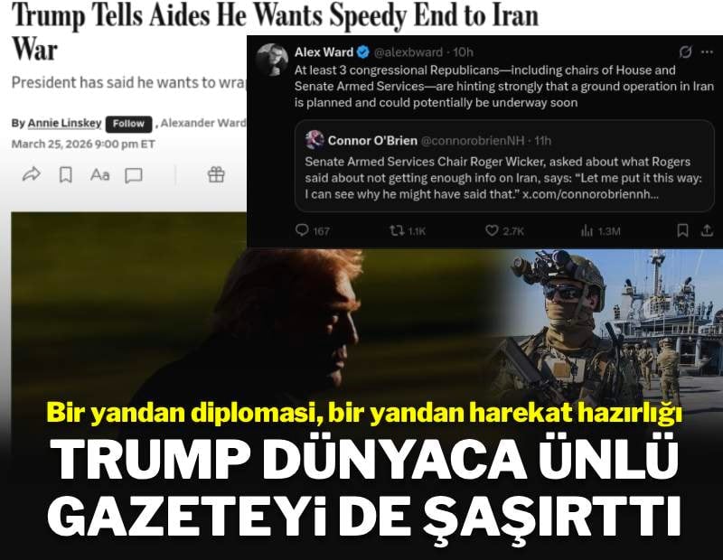 Trump bir öyle, bir böyle deyince dünyaca ünlü WSJ'nin bile kafasını karıştı