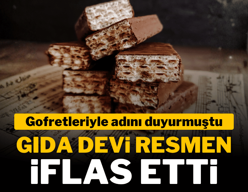 Gofret üreticisinde kötü son; Gıda devi iflas etti