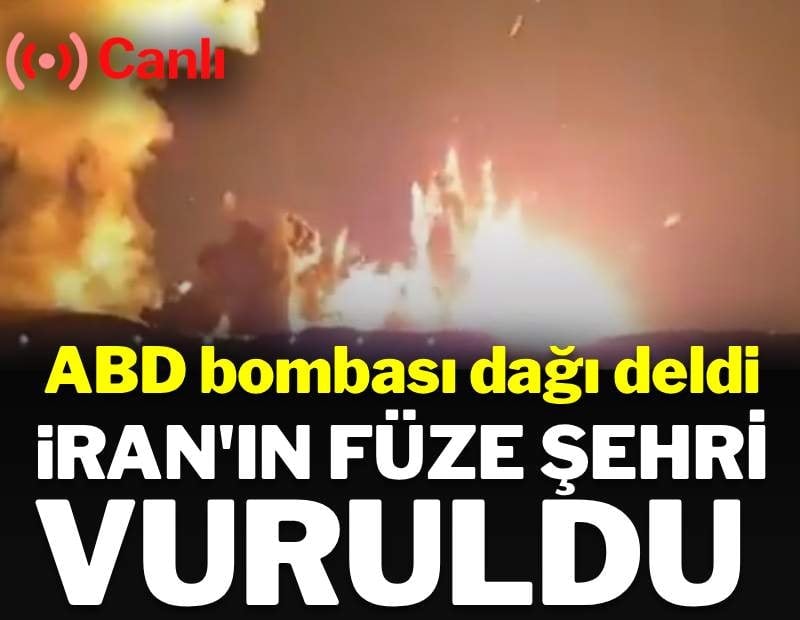 ABD İran'ın füze şehrini vurdu | Savaşta 32'nci gün