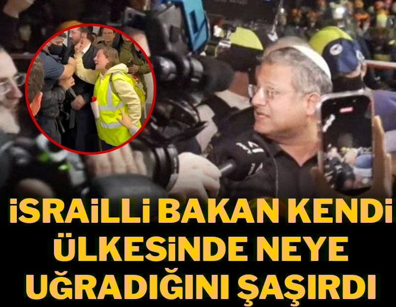 İsrailli Bakan kendi ülkesinde neye uğradığını şaşırdı