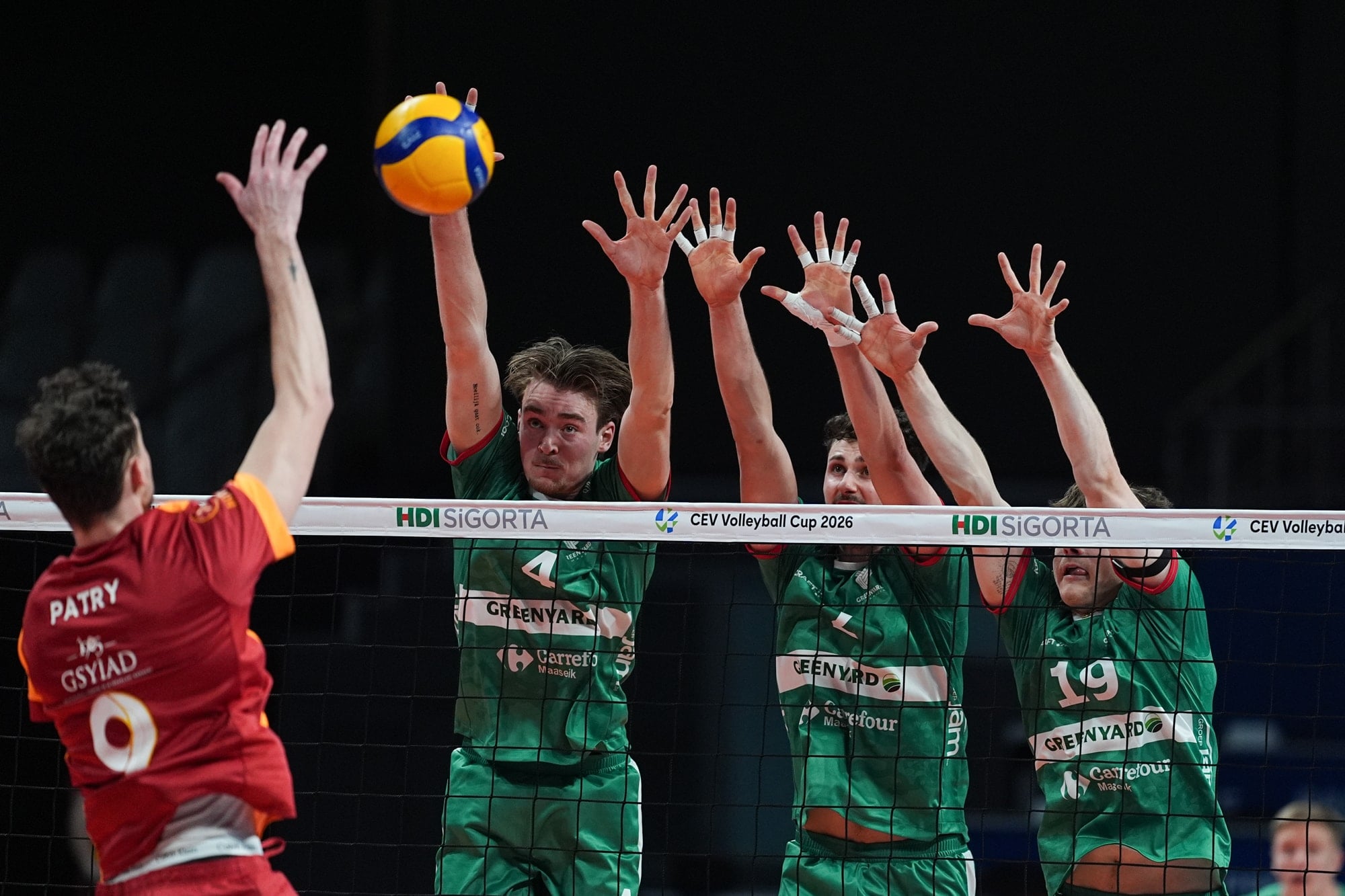 Galatasaray HDI Sigorta evinde Greenyard Maaseik'e yenildi