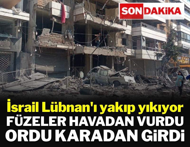 İsrail Ordusu Lübnan'a kara harekatı başlattı