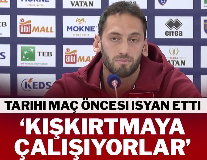 Hakan Çalhanoğlu tarihi maç öncesi isyan etti! 'Kışkırtmaya çalışanlar var'