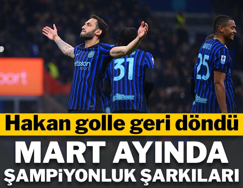Hakan Çalhanoğlu golle döndü! Inter şampiyonluk için geri sayıma geçti