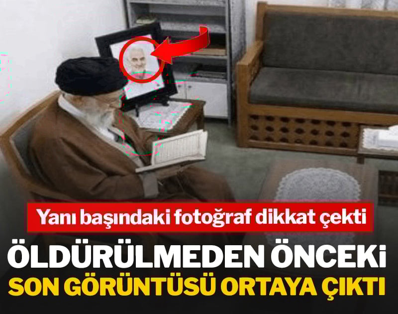 Hamaney'in öldürülmeden önceki son görüntüsü ortaya çıktı! Yanı başındaki fotoğraf dikkat çekti