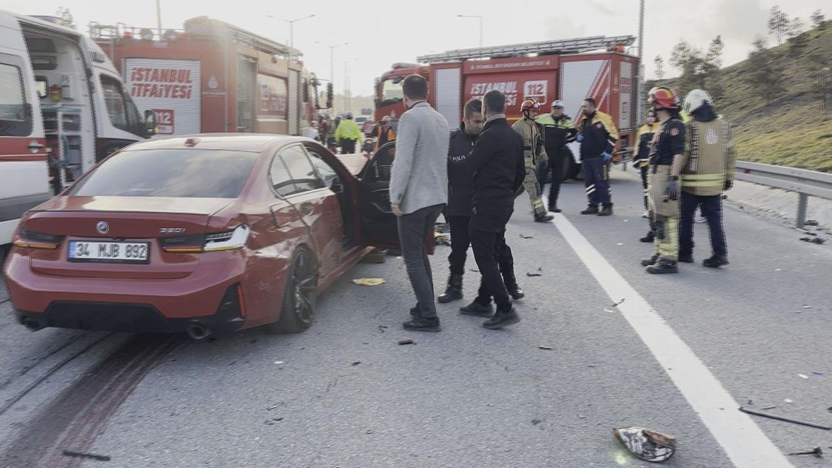 Eyüpsultan'da zincirleme kazada 1 kişi öldü