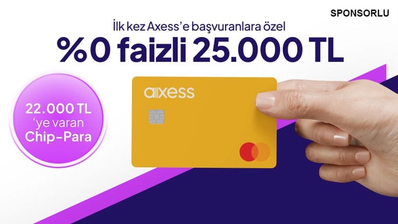 %0 Faizli 25.000 TL Taksitli Avans ve 22.000 TL’ye varan Chip-Para!