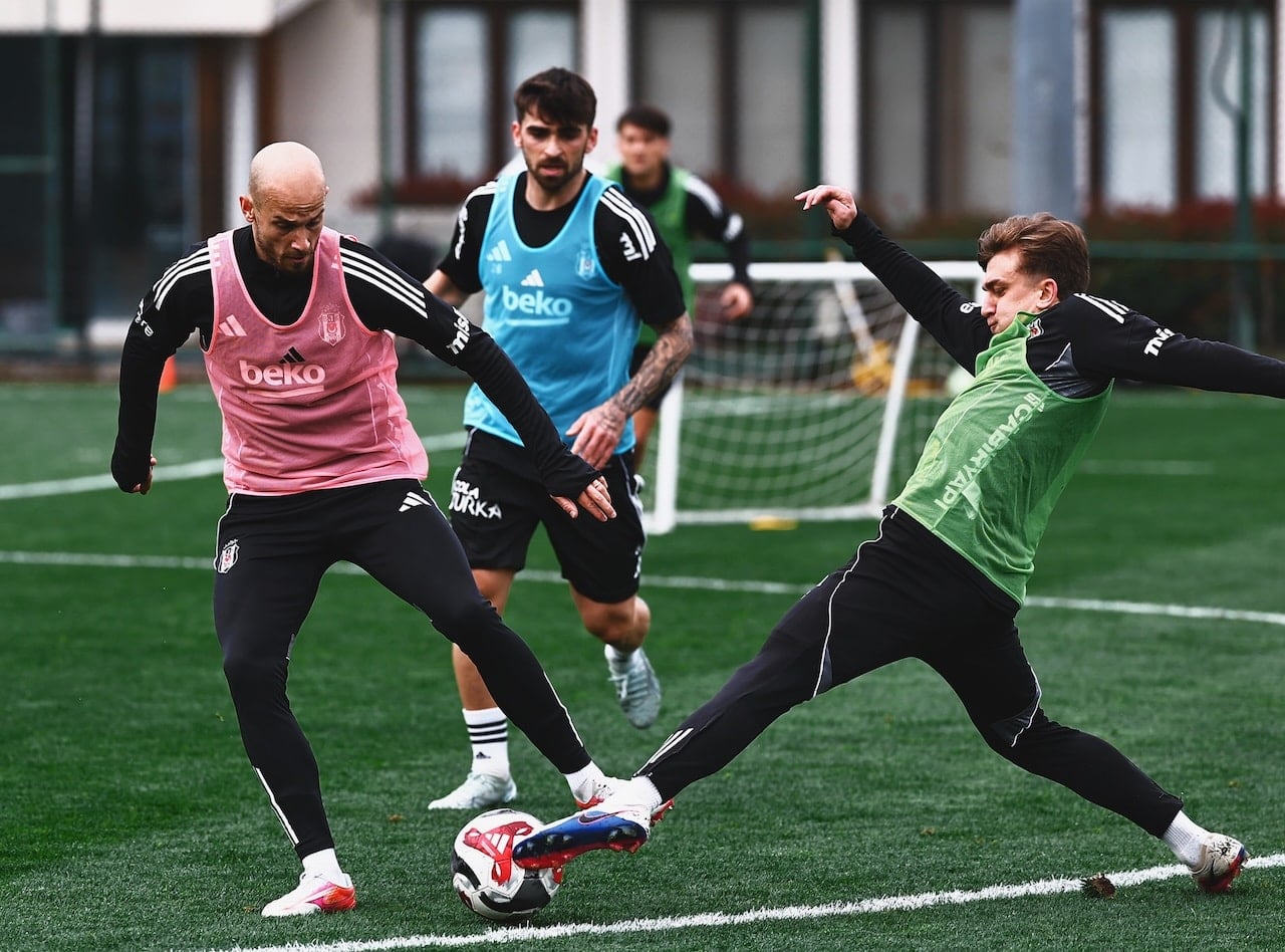 Beşiktaş'ta derbi hazırlıkları devam etti