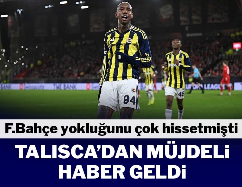 Fenerbahçe'ye Talisca müjdesi