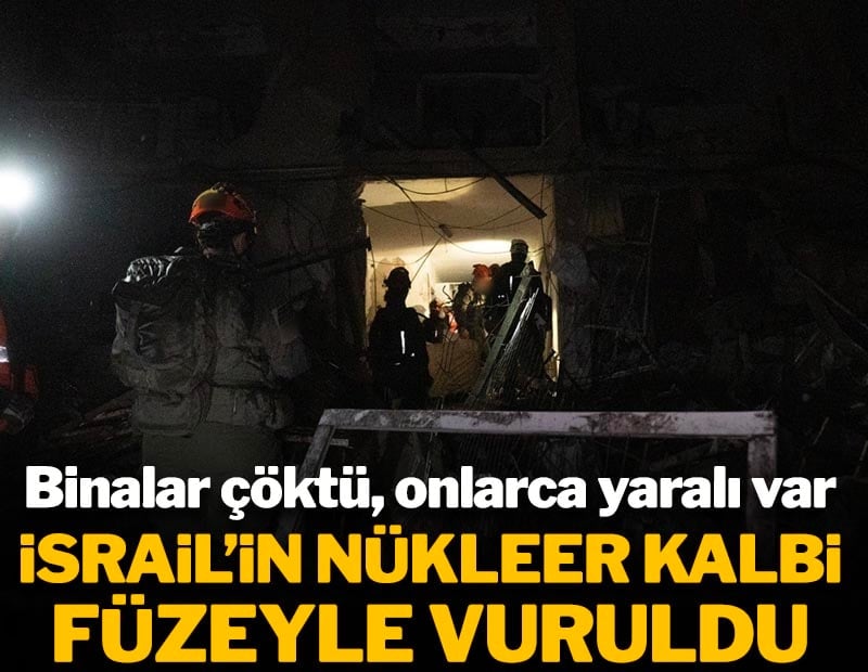 İran, İsrail'de nükleer santrali vurdu