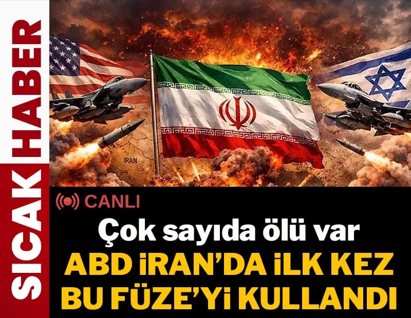 ABD İran'da ilk kez bu füzeyi kullandı: Çok sayıda ölü var | Savaşta 31'inci gün