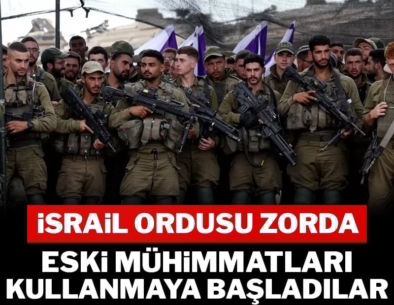 İsrail devlet televizyonunda savaşın seyrini değiştirecek iddia: Ordu zorda, eski mühimmatları kullanıyor