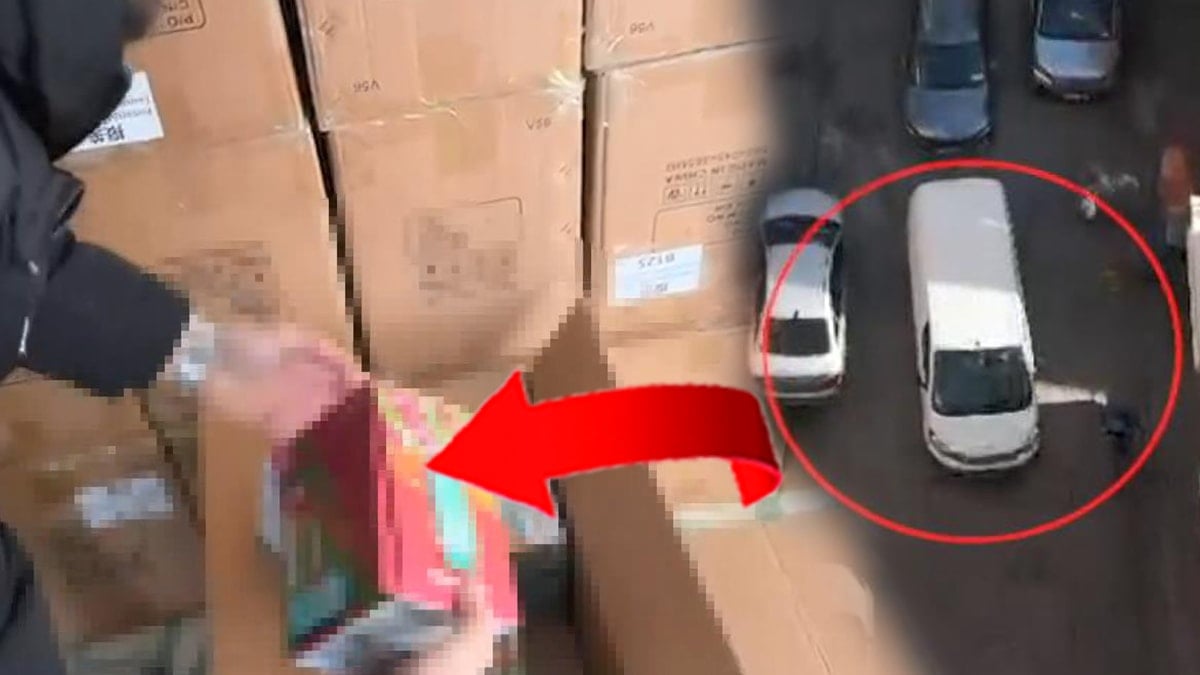 İstanbul'un göbeğinde çay paketlerinin içinden neler çıktı neler