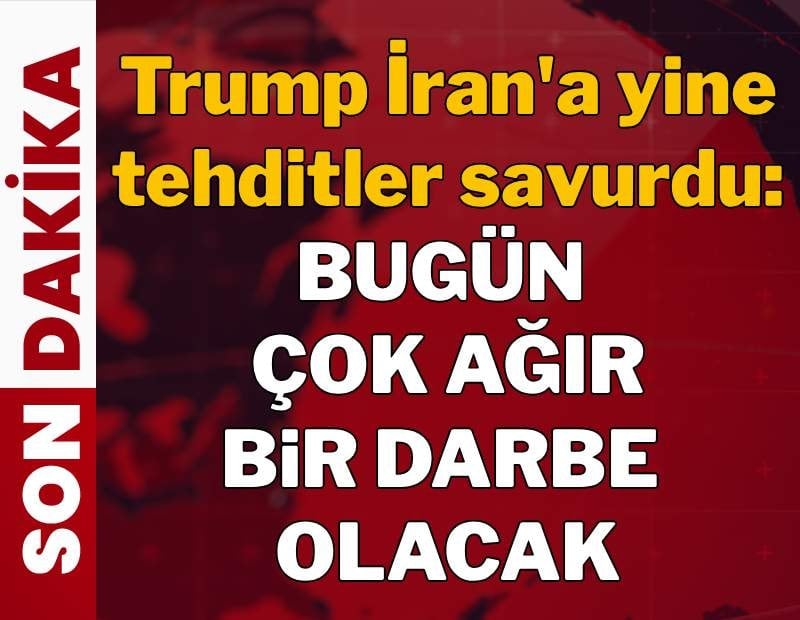 Trump'dan dünyayı tedirgin eden İran açıklaması