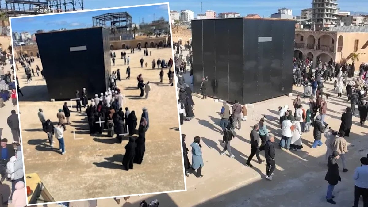 Hacca gidemeyen Kocaeli'ne gitti! Dekor Kabe'de tavaf eden edene