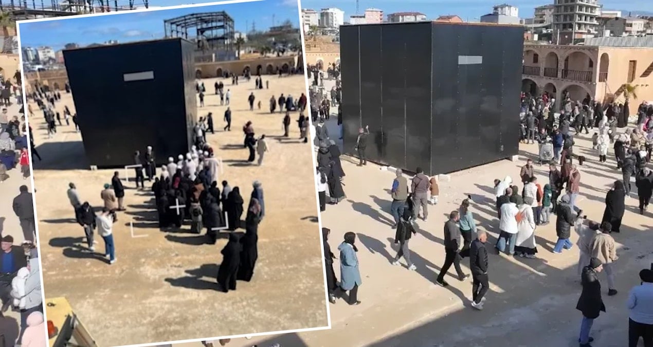 Hacca gidemeyen Kocaeli'ne gitti! Dekor Kabe'de tavaf eden edene