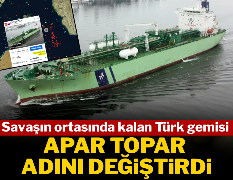 Savaşın ortasında kalan Türk gemisi apar topar adını değiştirdi