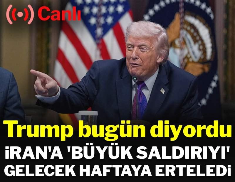Trump'tan İran'a yeni tehdit: 'Gelecek hafta çok sert vuracağız'