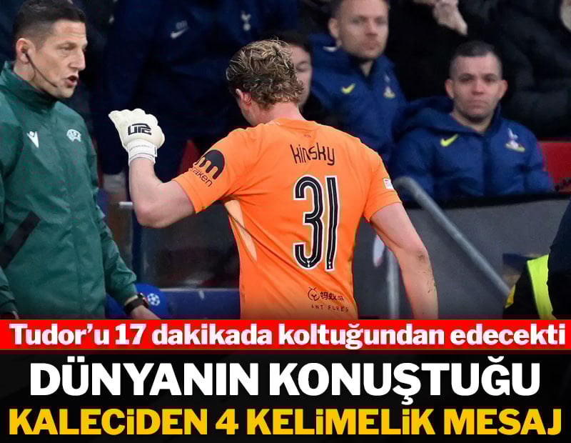 Dünyanın konuştuğu kaleciden 4 kelimelik mesaj