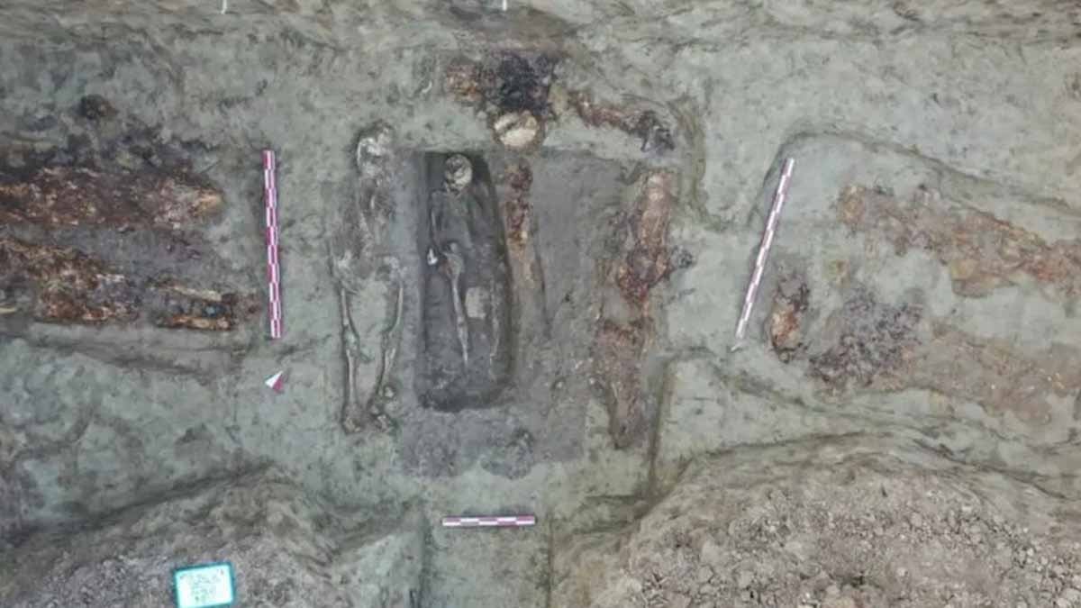 Karadeniz kıyısındaki bir hastanenin altında beklenmedik bir Roma nekropolü keşfedildi