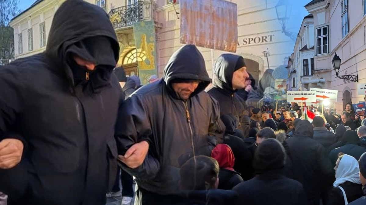 Sokağa inen gizemli 'siyahlı adamlar' Avrupa ülkesini ikiye böldü