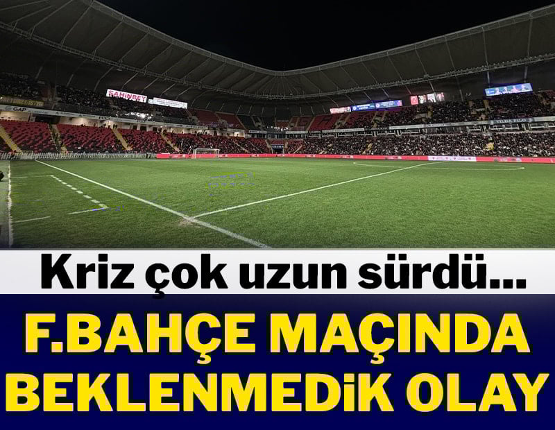 Gaziantep FK-Fenerbahçe maçında ışık krizi!