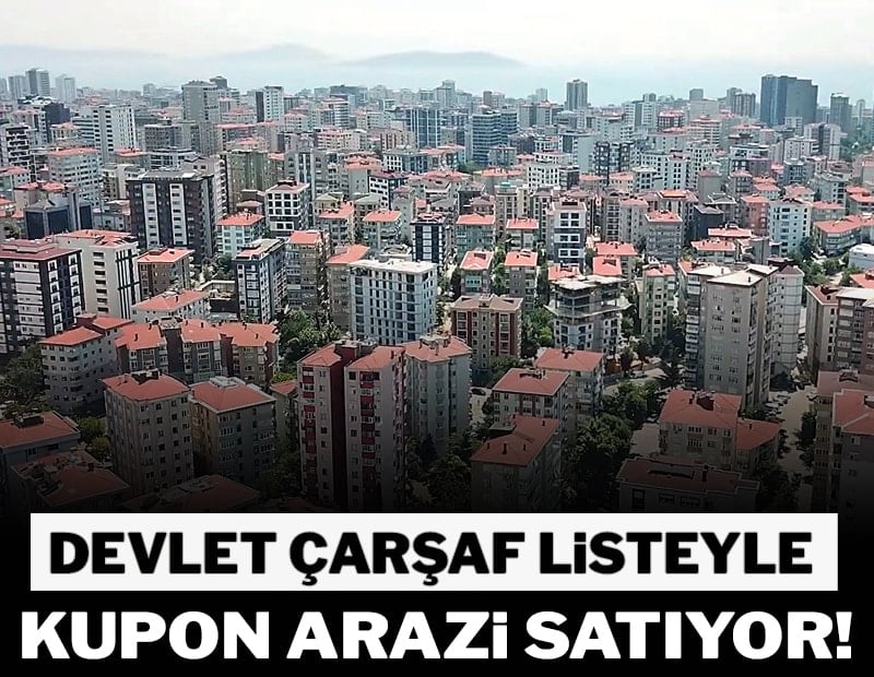 Çarşaf listeyle kupon arazı satıyorlar