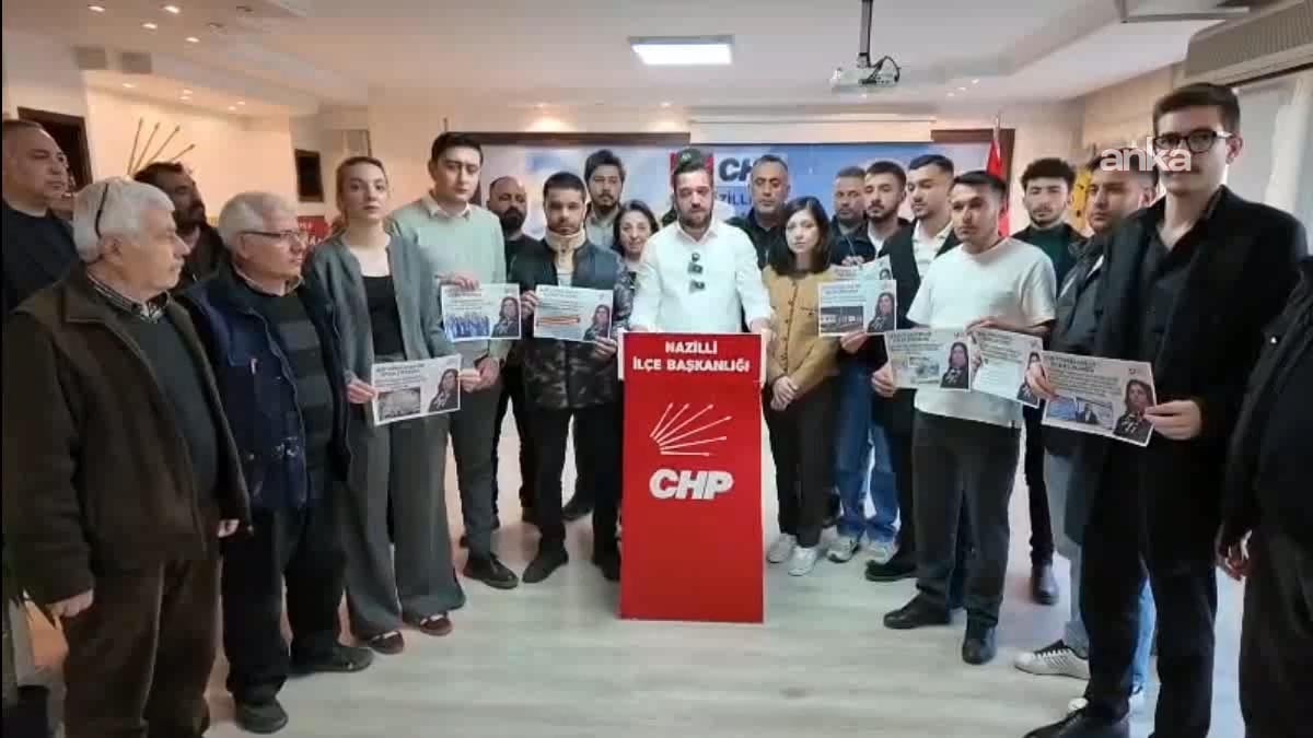 Nazilli’de afiş soruşturması: CHP gençlik kolları yöneticilerine gözaltı