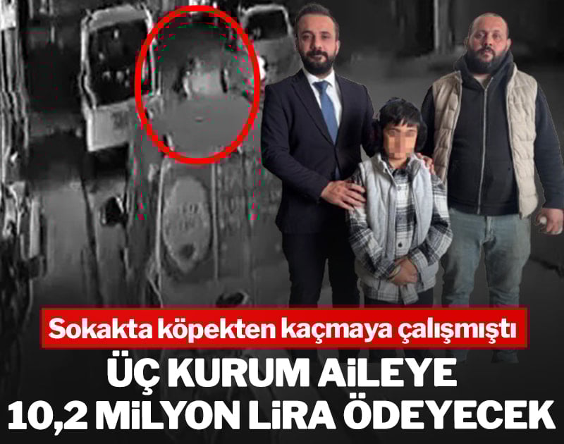 Sokakta köpekten kaçmaya çalışmıştı: Üç kurum aileye 10,2 milyon lira ödeyecek