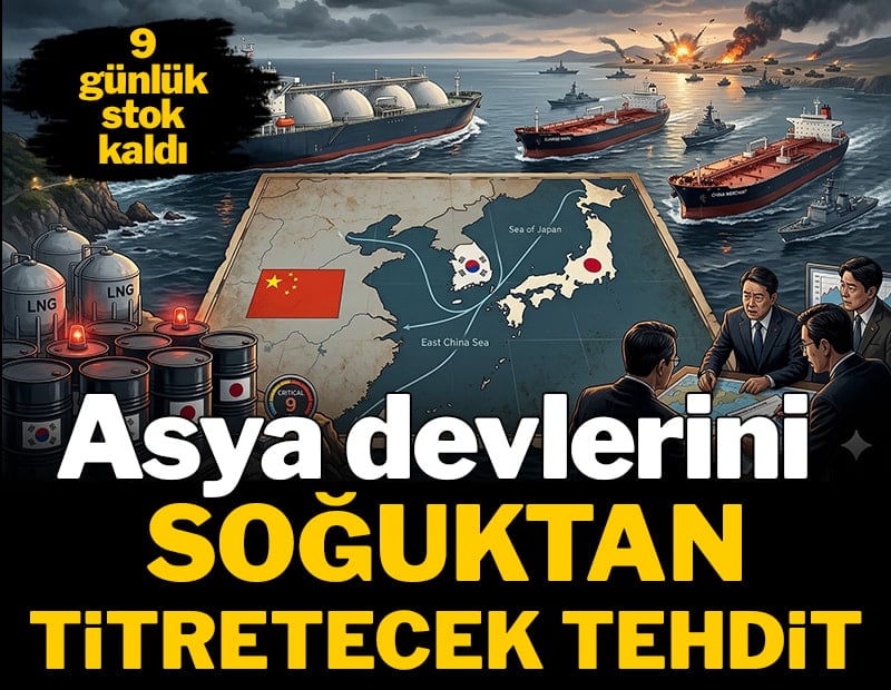 Asya devlerini soğuktan titretecek tehdit: 9 günlük stok kaldı