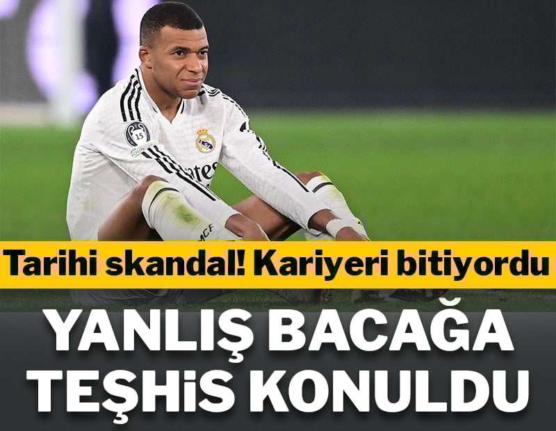 İspanya bu skandalı konuşuyor! 'Mbappe'nin yanlış dizine tedavi uygulandı'