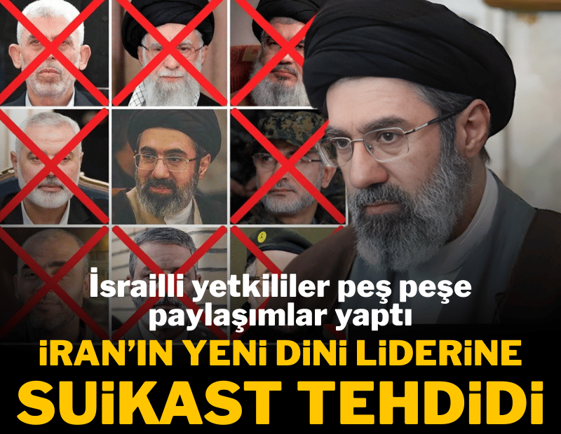 İsrailli yetkililerden Mücteba Hamaney'e fotoğrafla suikast tehdidi