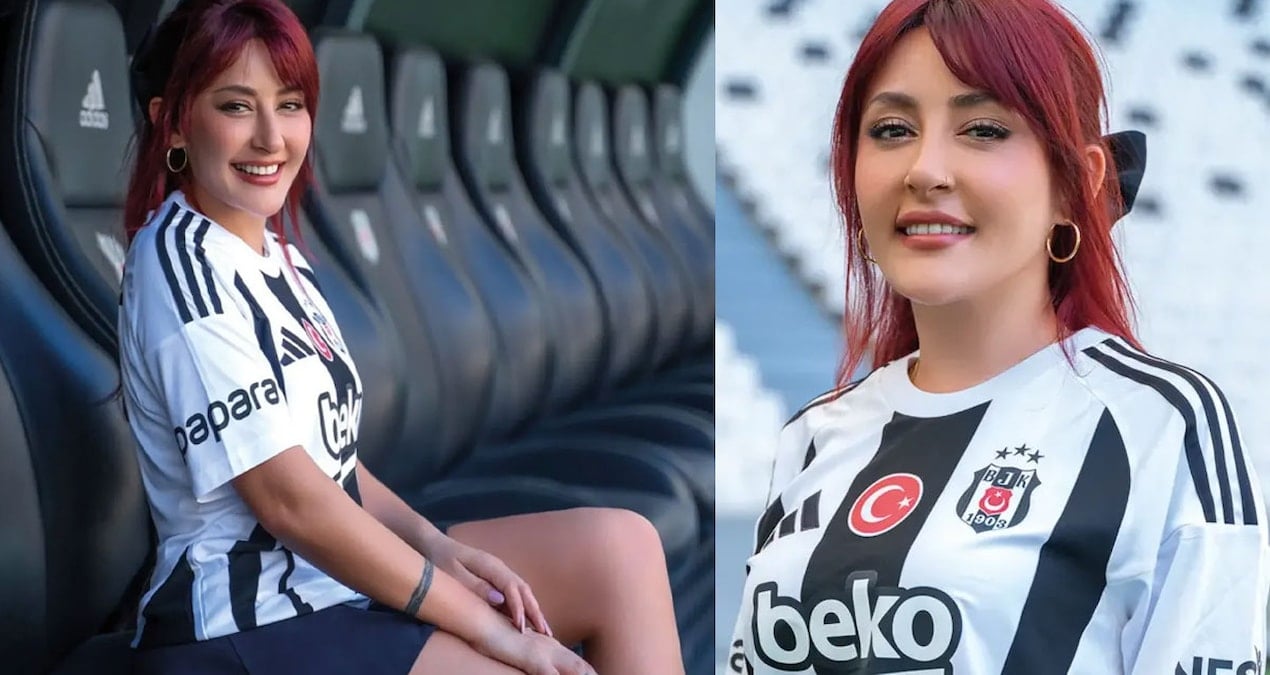 Melek Mosso Beşiktaş’ın yeni transferiyle poz verdi: “Oh'cum bi tık darlanmış gibi”