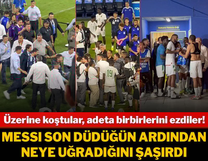 Messi son düdüğün ardından neye uğradığını şaşırdı! Birbirlerini ezdiler