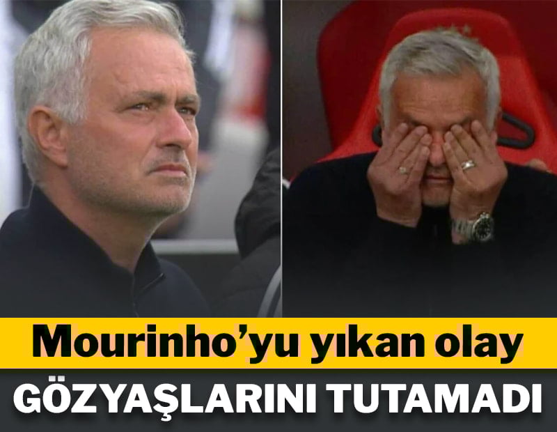 Mourinho'yu yıkan olay! Gözyaşlarını tutamadı