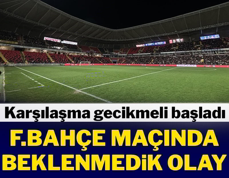 Gaziantep FK-Fenerbahçe maçında ışık krizi!
