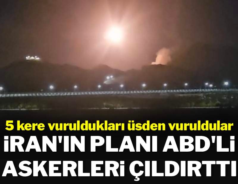 5 kere vurdukları yerden vuruldular: İran'ın planı ABD ordusunu çıldırttı