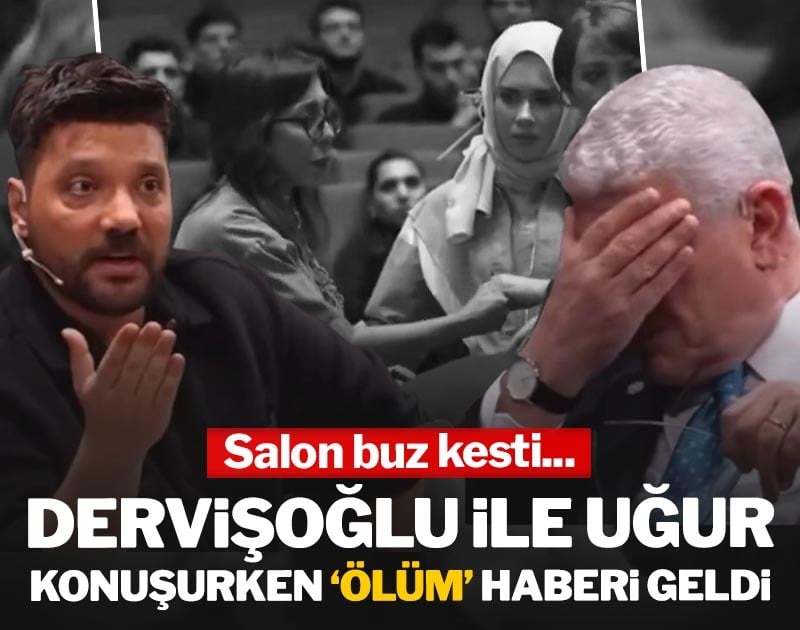 Müsavat Dervişoğlu ile Oğuzhan Uğur konuşurken 'ölüm' haberi geldi! Salon buz kesti