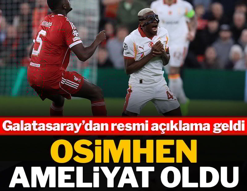 Liverpool maçında kolu kırılmıştı! Osimhen ameliyat oldu