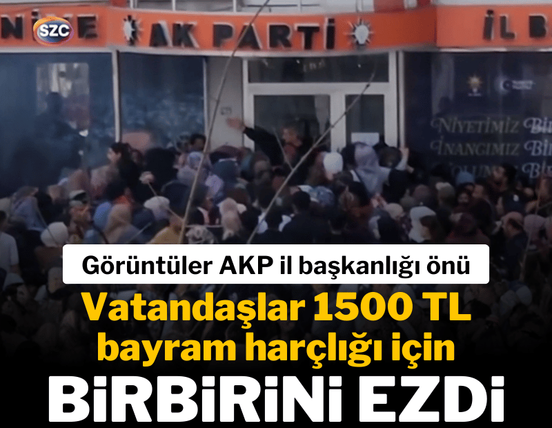 Osmaniye’de tartışma yaratan kalabalık: 'Bayram harçlığı' için birbirlerini ezdiler